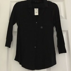 NWT EXPRESS TOP BLACK SIZE XS